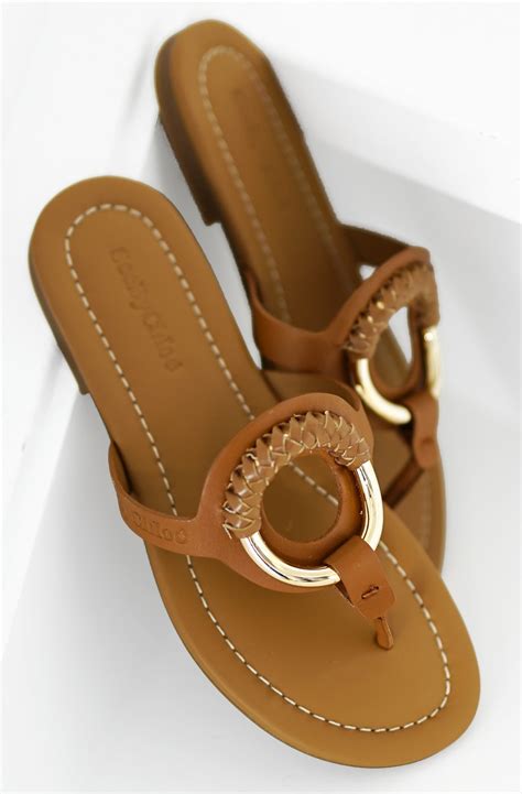 see by chloe flip flops|chloe flip flop sandals.